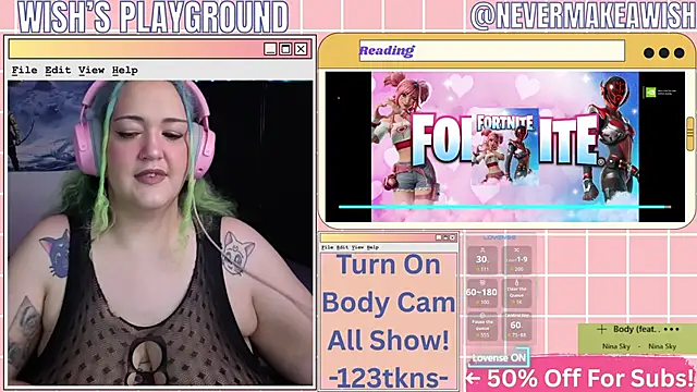 nevermakeawish online show from February 21, 2026, 5:48 pm