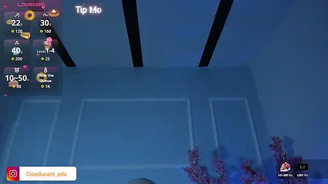 Snapshot of Cloedurant chatting on September 16, 2025, 7:37 pm Cloedurant online show from September 16, 2025, 7:37 pm