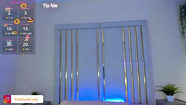 Snapshot of Cloedurant chatting on October 26, 2025, 7:47 pm Cloedurant online show from October 26, 2025, 7:47 pm