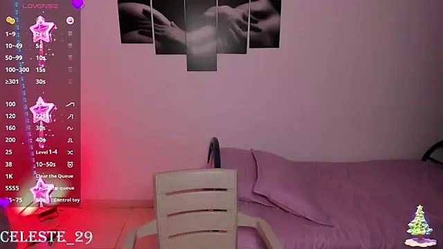 celeste L29 online show from November 25, 2025, 2:28 pm