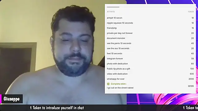 giuseppelovisi85 online show from October 24, 2025, 4:50 pm