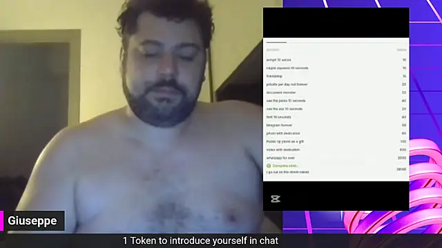 giuseppelovisi85 online show from October 25, 2025, 6:34 am