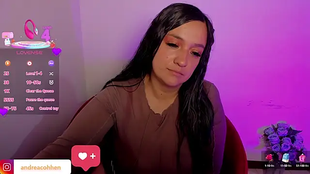 Snapshot of andrea-cohen chatting on October 3, 2025, 12:25 am andrea-cohen online show from October 3, 2025, 12:25 am