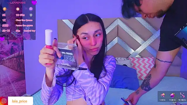 Laia and Damian online show from October 3, 2025, 7:37 pm