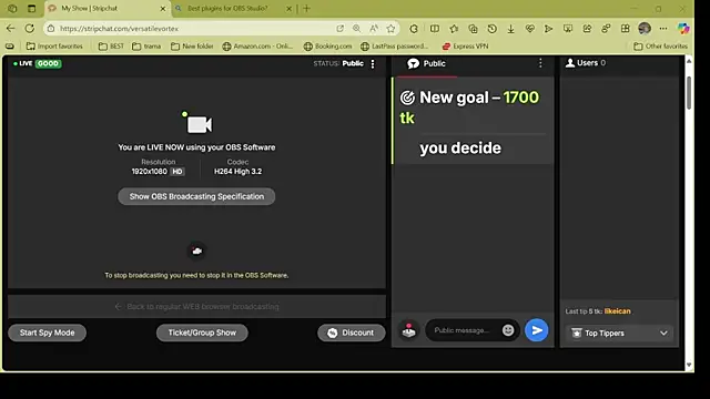 Snapshot of versatilevortex chatting on October 22, 2025, 1:49 am versatilevortex online show from October 22, 2025, 1:49 am