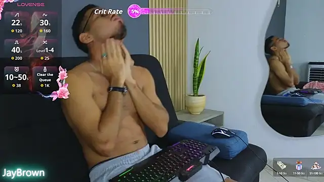 Jaybrown  1 online show from October 9, 2025, 3:07 am