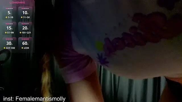 MissPompadure online show from November 15, 2025, 7:07 pm