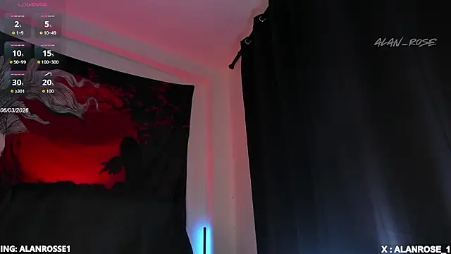 AlanRose01 online show from March 7, 2026, 12:43 pm