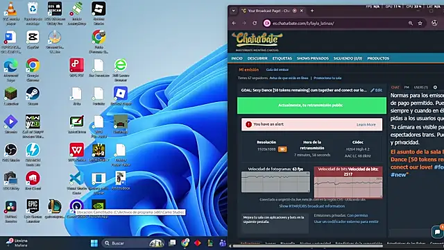 Snapshot of Layla_Latina chatting on November 11, 2025, 8:47 pm Layla Latina online show from November 11, 2025, 8:47 pm