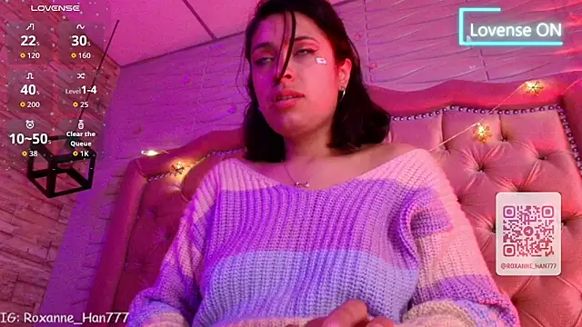 Snapshot of Roxanne_Han chatting on February 15, 2026, 7:51 am Roxanne Han online show from February 15, 2026, 7:51 am