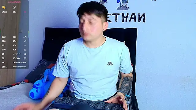 ethan  01 online show from January 8, 2026, 8:59 pm