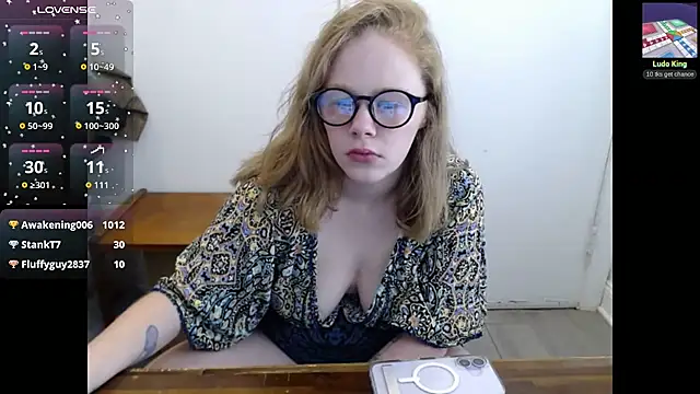 gingerslutt online show from June 23, 2026, 1:20 pm