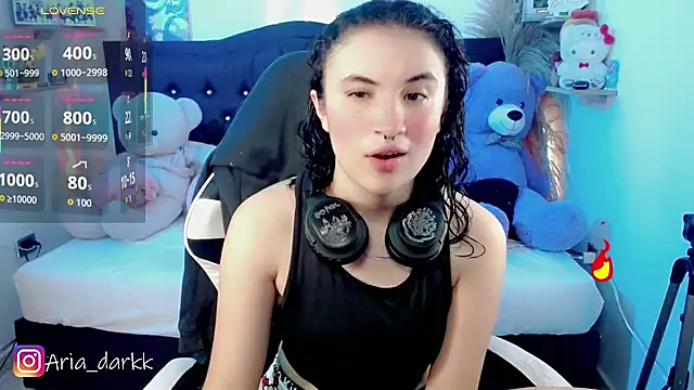 AriaDark online show from February 27, 2026, 9:03 pm