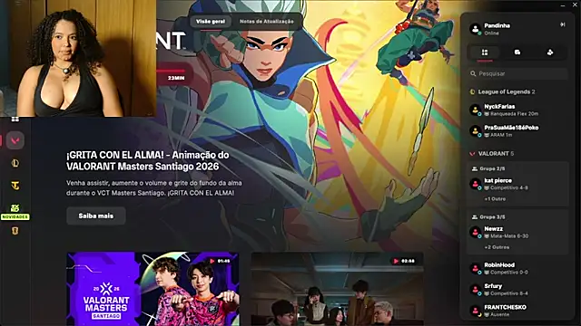 Snapshot of pandinhagamer chatting on February 26, 2026, 4:34 am pandinhagamer online show from February 26, 2026, 4:34 am