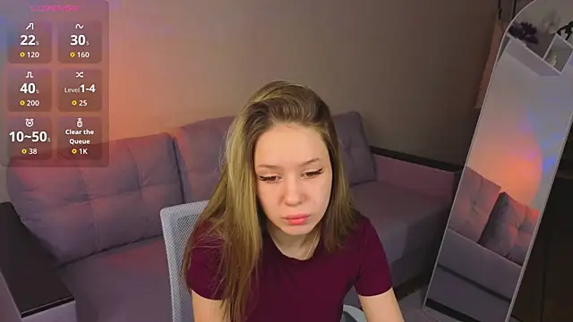 Mini Allice online show from February 23, 2026, 1:18 am