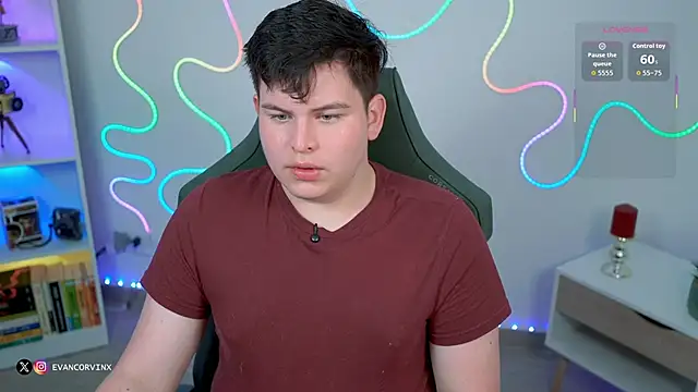 Snapshot of EvanCorvinx chatting on February 20, 2026, 2:08 pm EvanCorvinx online show from February 20, 2026, 2:08 pm