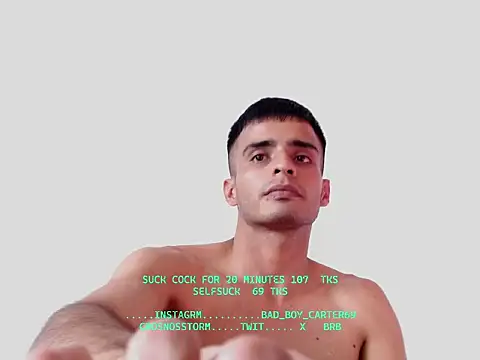 Bad Boy Carter69 online show from April 14, 2026, 5:07 pm