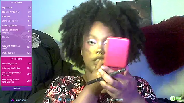 juicy janet online show from March 23, 2026, 6:19 pm