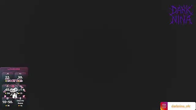 dark nina   online show from April 1, 2026, 3:30 am