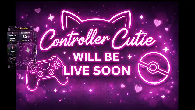 Controllercutie online show from June 26, 2026, 4:02 pm