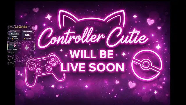 Controllercutie online show from June 11, 2026, 2:36 pm