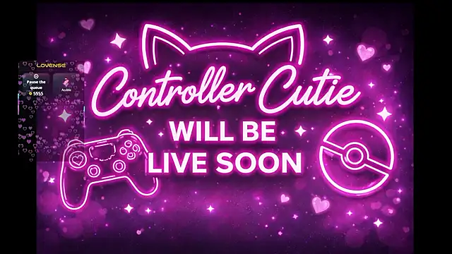 Controllercutie online show from June 22, 2026, 6:49 pm