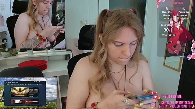 Tiffy Rosee online show from April 14, 2026, 7:02 am