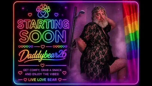 Daddybear26 online show from July 8, 2026, 2:29 pm