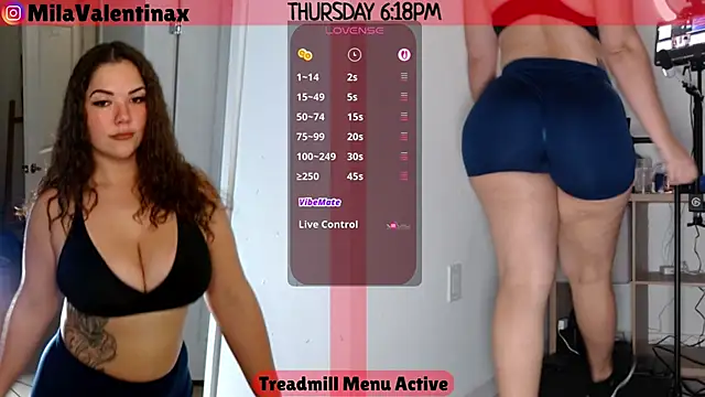 Snapshot of MilaValentina chatting on November 13, 2025, 11:19 pm MilaValentina online show from November 13, 2025, 11:19 pm