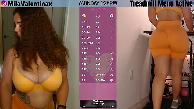 Snapshot of MilaValentina chatting on May 18, 2026, 5:29 pm MilaValentina online show from May 18, 2026, 5:29 pm