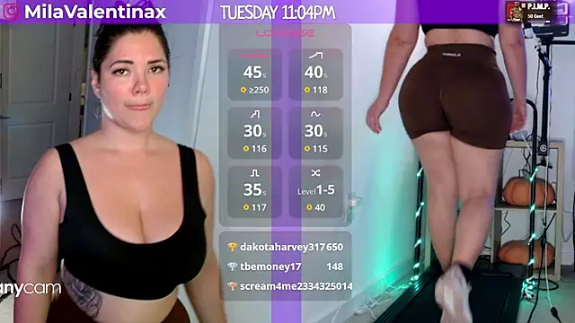 MilaValentina online show from January 29, 2025, 4:05 am