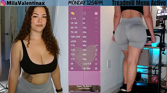 MilaValentina online show from April 13, 2026, 4:55 pm