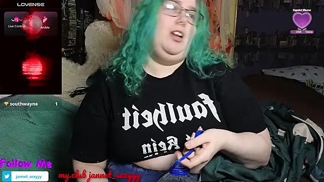 Snapshot of JannetPie chatting on October 24, 2025, 8:08 pm JannetPie online show from October 24, 2025, 8:08 pm