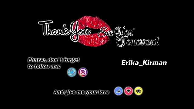 Erika Kirman online show from February 13, 2025, 4:17 pm