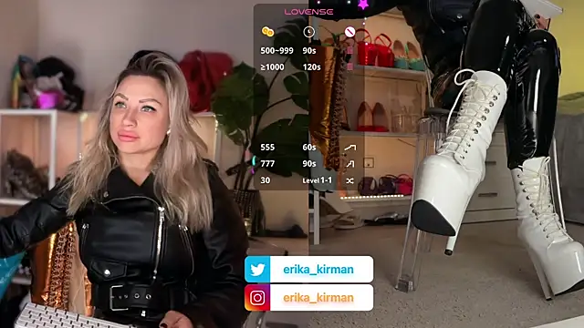 Erika Kirman online show from January 18, 2026, 10:07 am