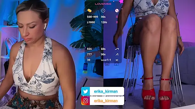 Erika Kirman online show from June 30, 2026, 12:05 pm