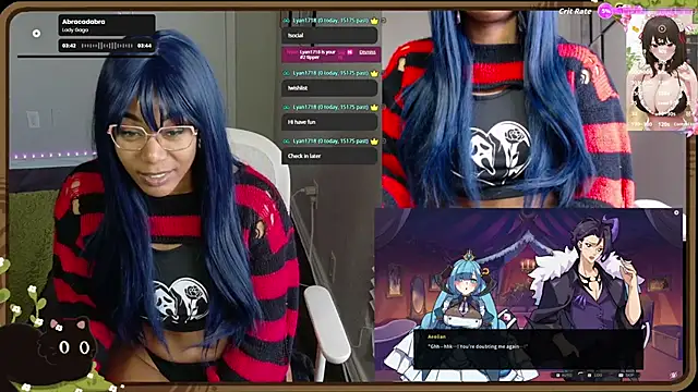 Snapshot of Cheybaaee chatting on February 24, 2026, 6:20 pm Cheybaaee online show from February 24, 2026, 6:20 pm