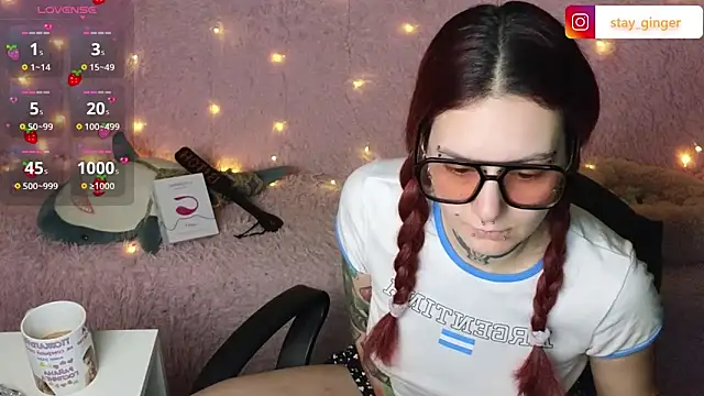 Snapshot of Ginger_Stay chatting on March 1, 2025, 8:45 am Ginger Stay online show from March 1, 2025, 8:45 am