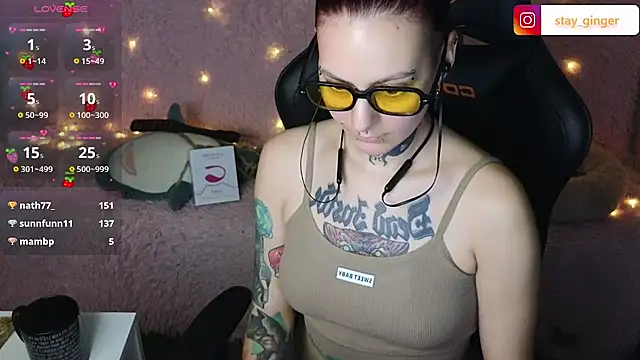 Snapshot of Ginger_Stay chatting on March 10, 2025, 10:28 am Ginger Stay online show from March 10, 2025, 10:28 am