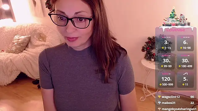 Snapshot of CaringSophie chatting on December 27, 2024, 8:24 am CaringSophie online show from December 27, 2024, 8:24 am