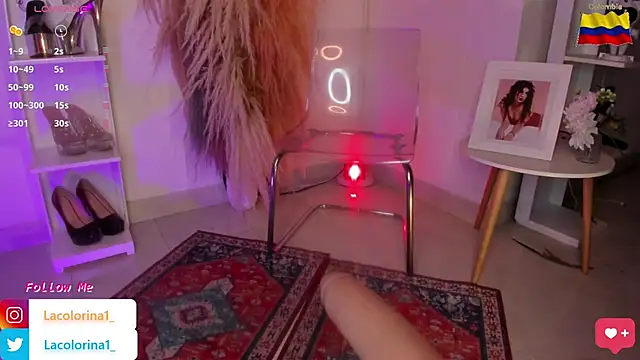 Snapshot of LaColorina_ chatting on October 9, 2025, 3:29 am LaColorina online show from October 9, 2025, 3:29 am