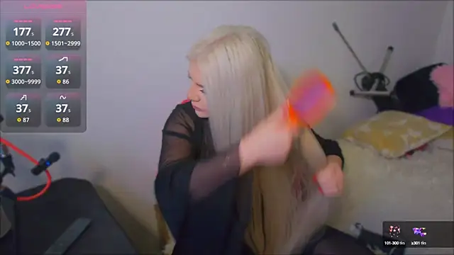 ParadiseRose online show from October 10, 2025, 3:07 am