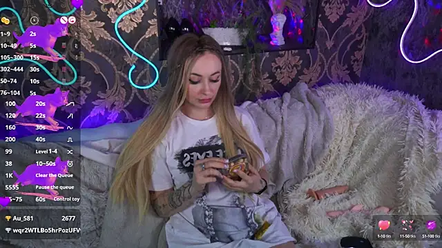 Snapshot of GraceCandy chatting on February 23, 2025, 2:07 am GraceCandy online show from February 23, 2025, 2:07 am