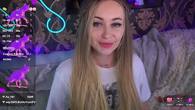 Snapshot of GraceCandy chatting on February 25, 2025, 10:42 pm GraceCandy online show from February 25, 2025, 10:42 pm