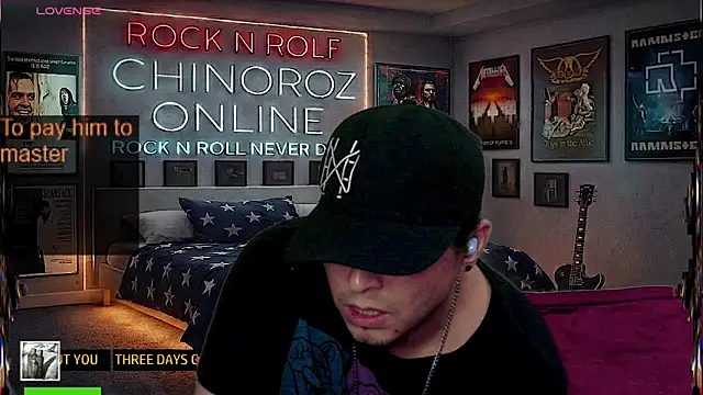 chino roz online show from May 13, 2026, 10:50 pm