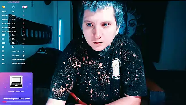 Marieblueeyes online show from March 6, 2026, 10:49 pm