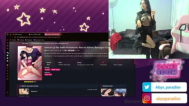 Snapshot of Abysparadise chatting on September 18, 2025, 4:26 am Abysparadise online show from September 18, 2025, 4:26 am