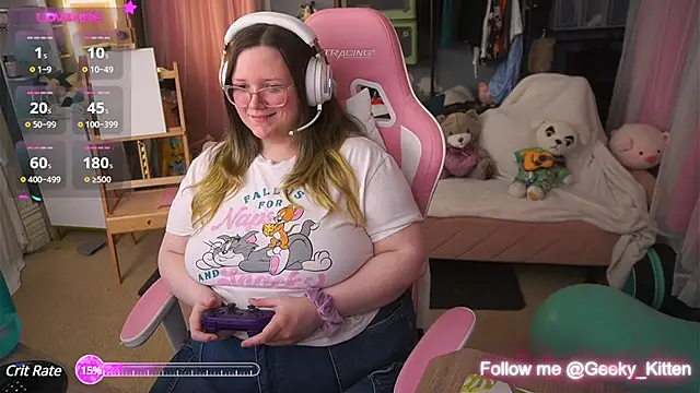 Geeky Kitten online show from March 10, 2025, 3:45 am