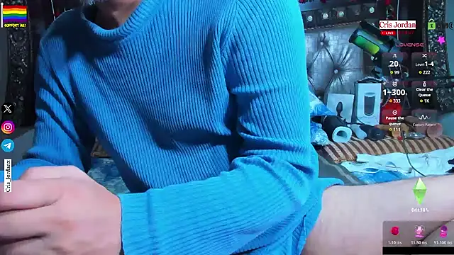 Snapshot of CrisJordan_Hot chatting on December 1, 2025, 2:23 am CrisJordan Hot online show from December 1, 2025, 2:23 am