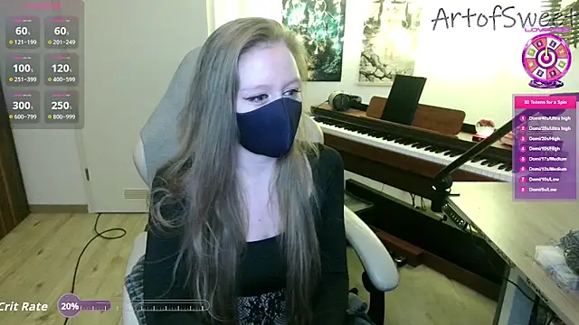 Snapshot of ArtofSweet chatting on February 14, 2026, 8:09 pm ArtofSweet online show from February 14, 2026, 8:09 pm